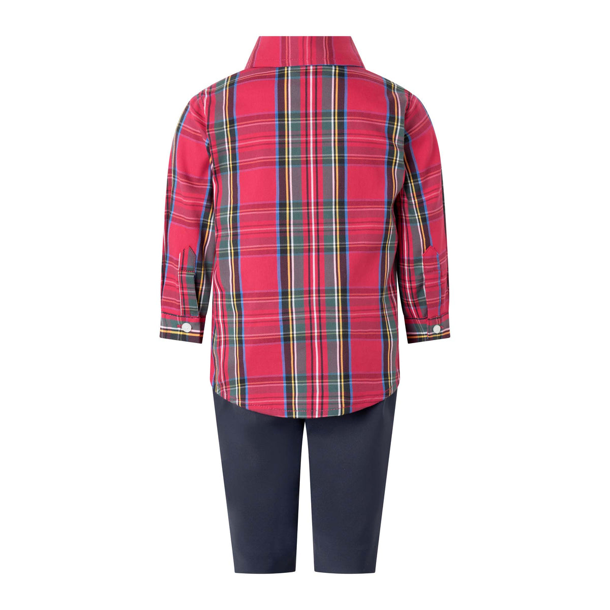 Red Tartan Shirt & Short Set