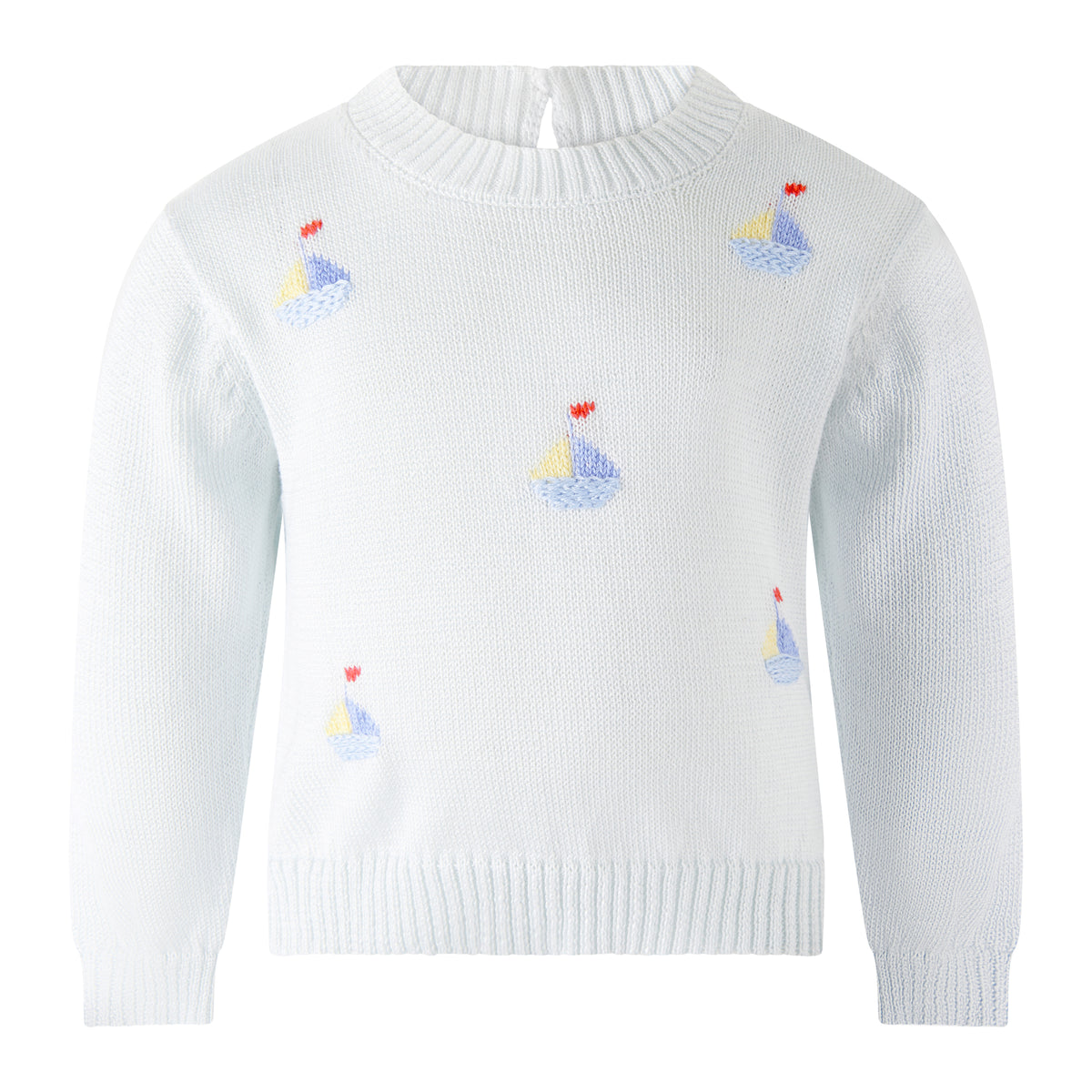 Crochet Sailboat Knit Set and Bonnet