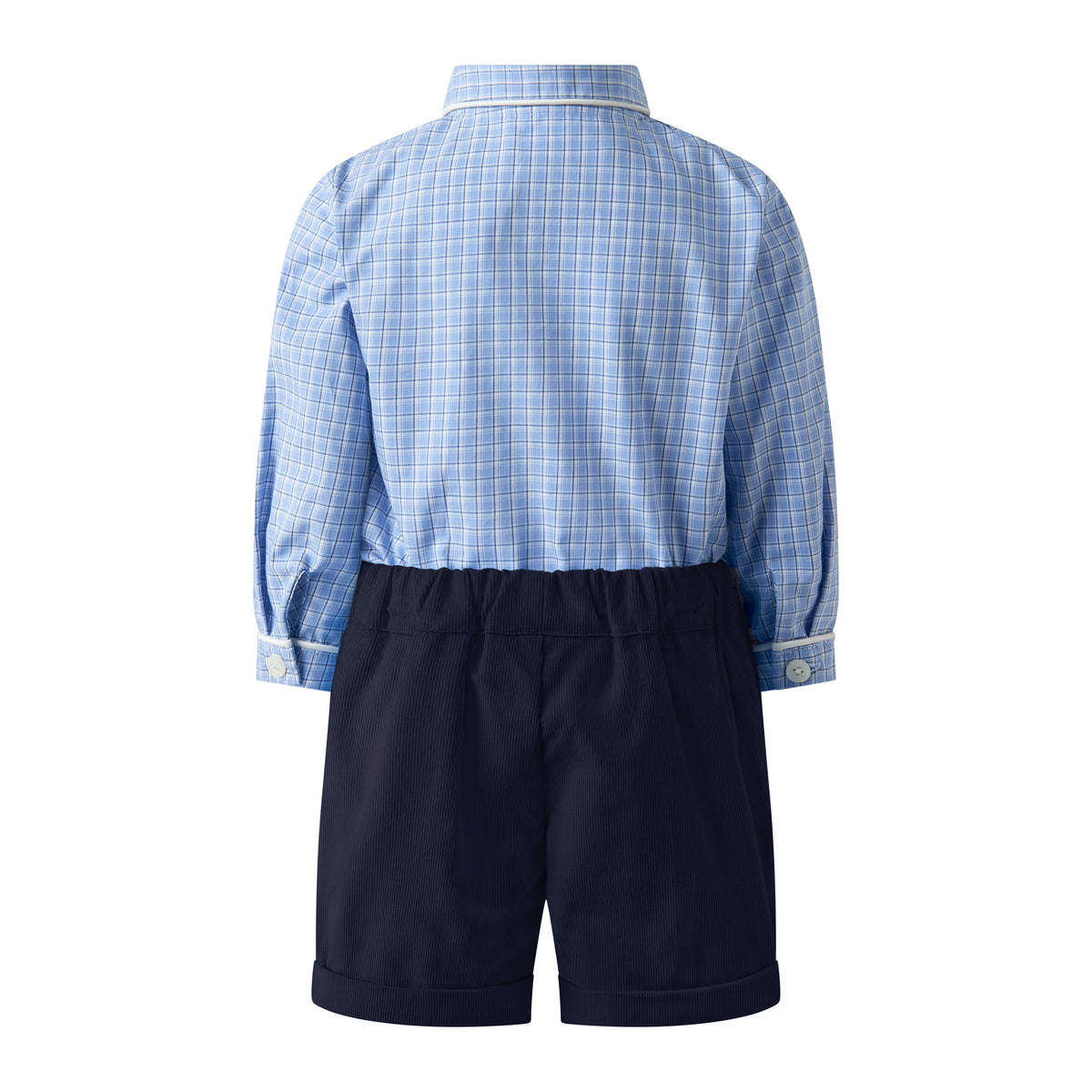 Check Shirt & Short Set
