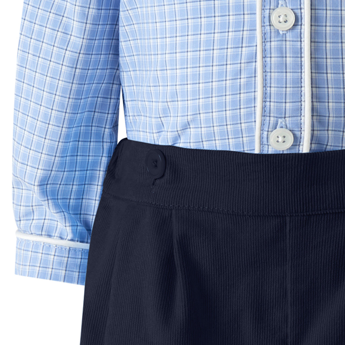 Check Shirt & Short Set