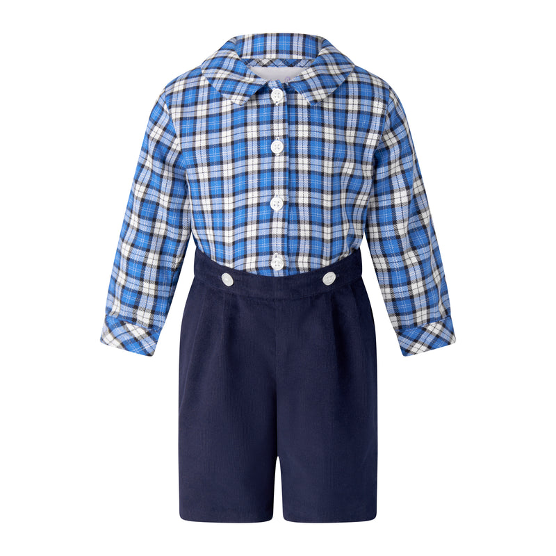 Check Shirt & Short Set
