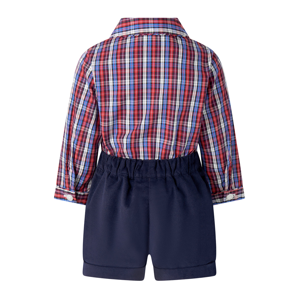 Check Shirt & Short Set