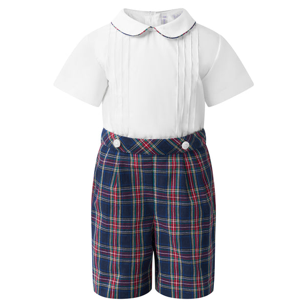 Tartan Shirt & Short Set