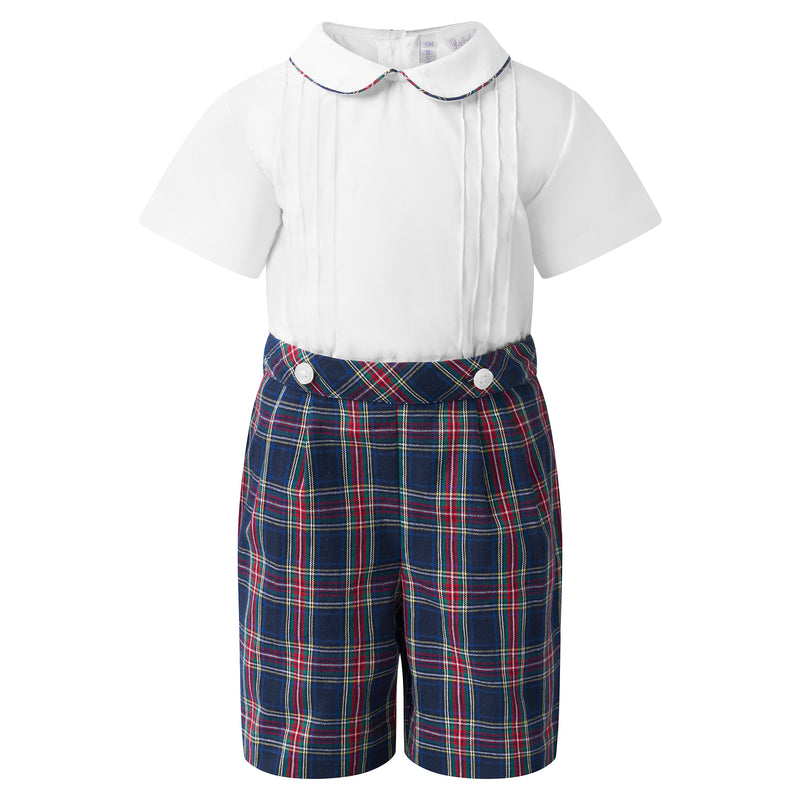 Tartan Shirt & Short Set
