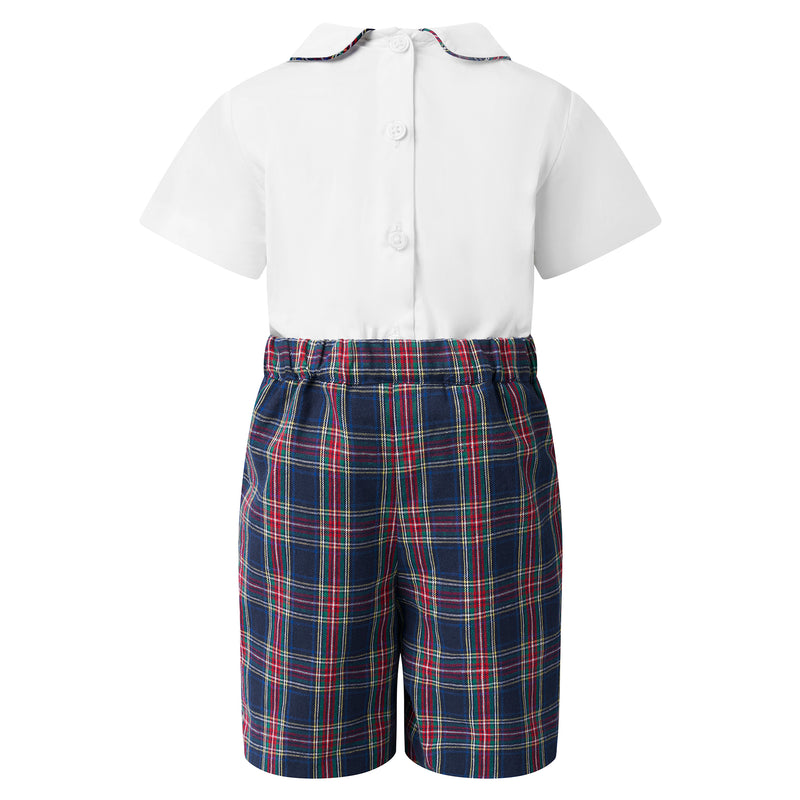 Tartan Shirt & Short Set