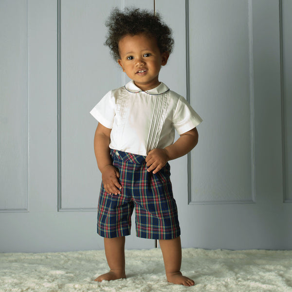 Tartan Shirt & Short Set