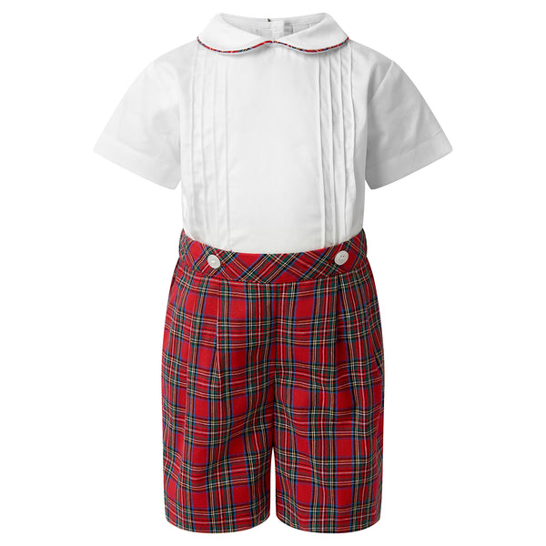 Tartan Shirt & Short Set