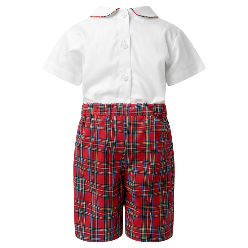 Tartan Shirt & Short Set