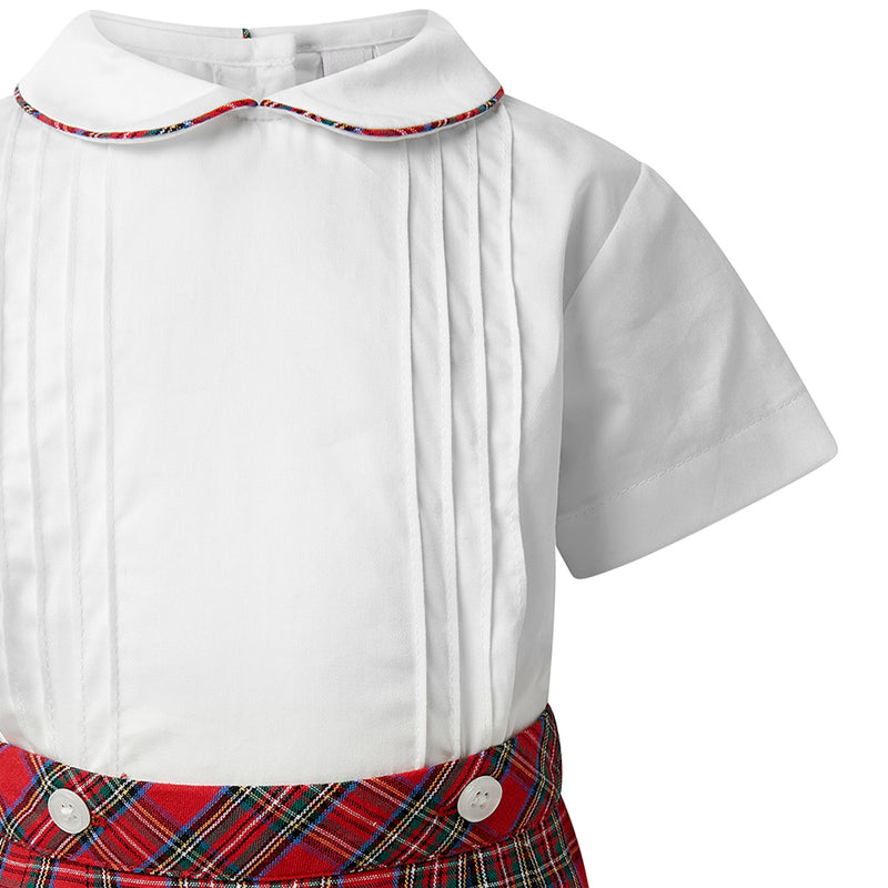 Tartan Shirt & Short Set