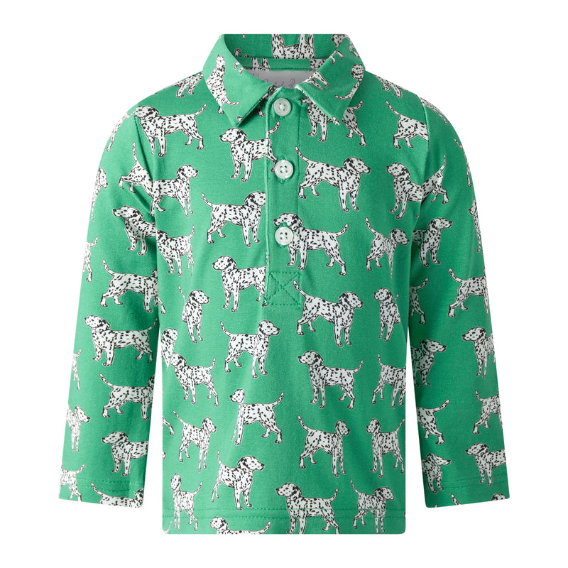 Dalmatian Polo Shirt & Trouser Set