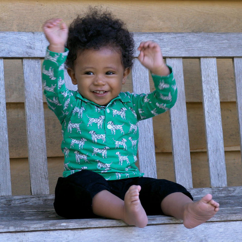 Dalmatian Polo Shirt & Trouser Set