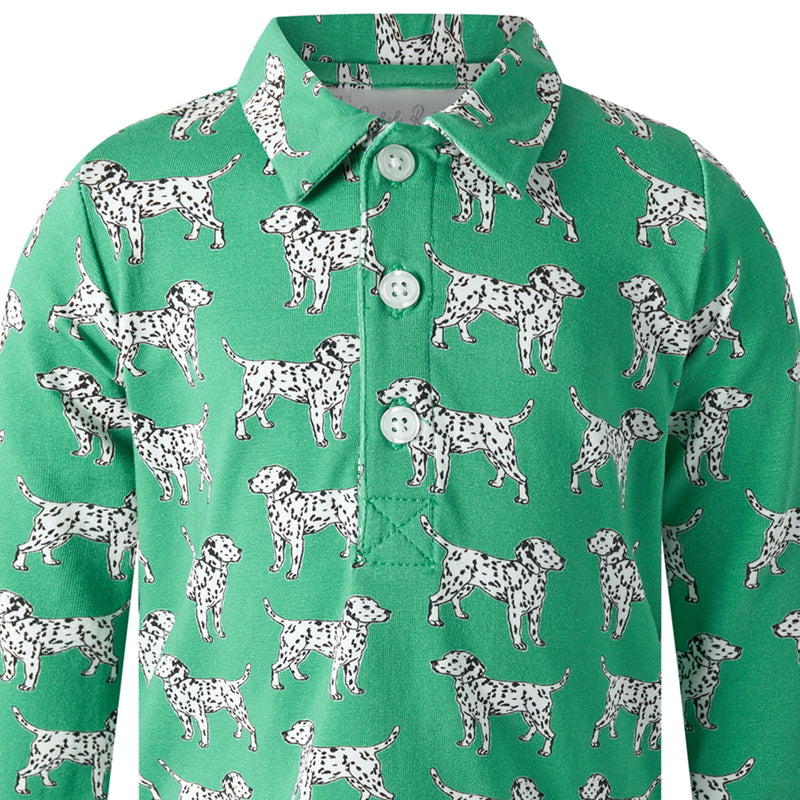 Dalmatian Polo Shirt & Trouser Set