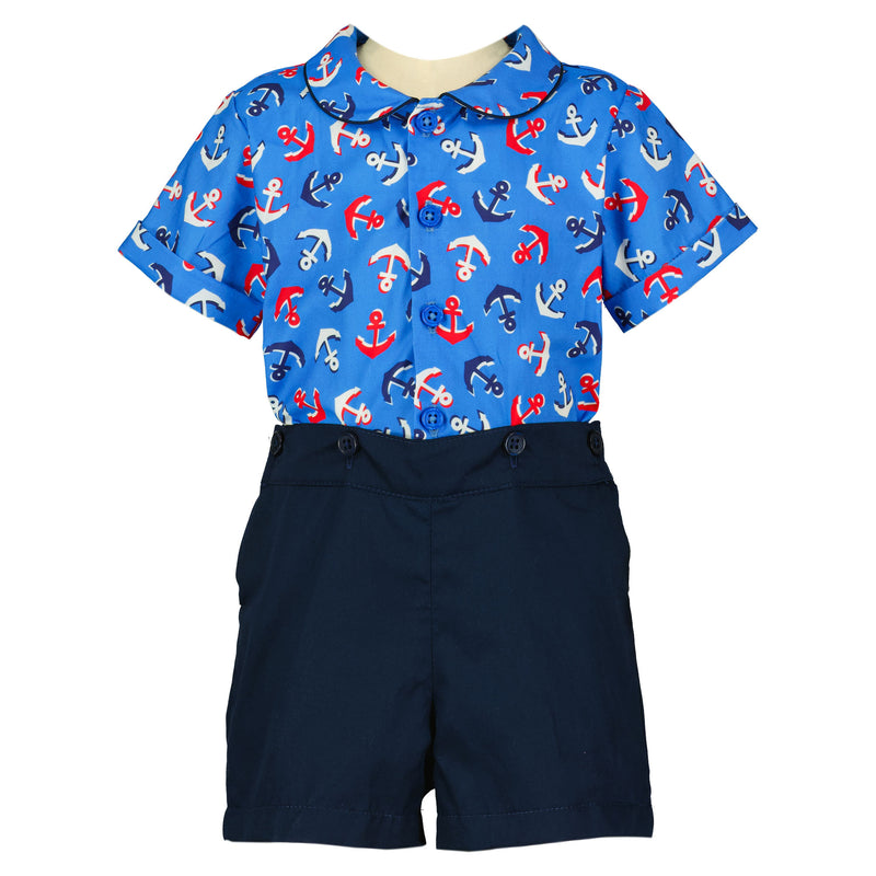 Anchor Shirt & Short Set