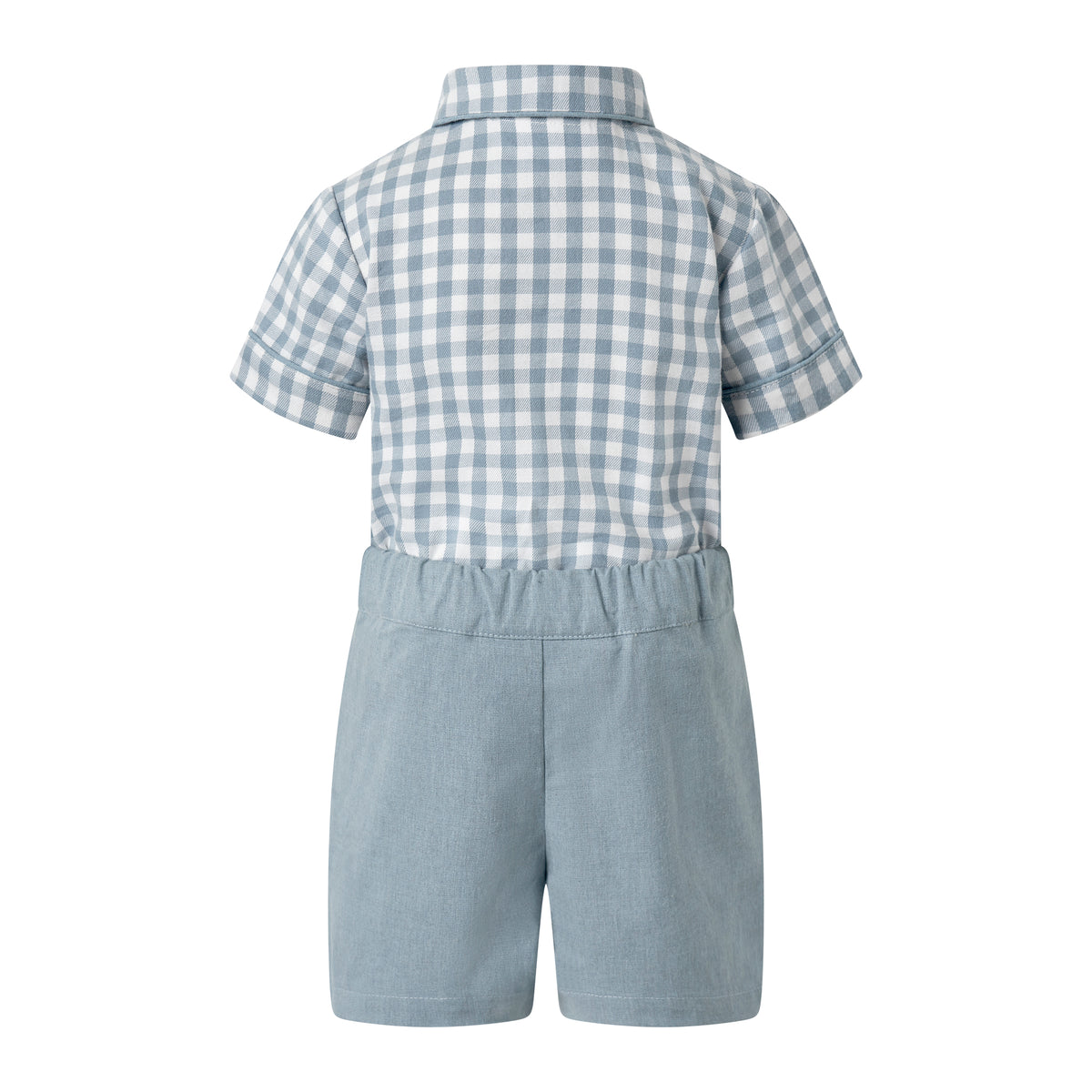 Check Shirt and Short Set