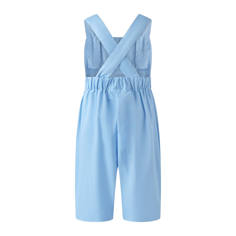 Swiss Dot Shirt & Dungaree Set
