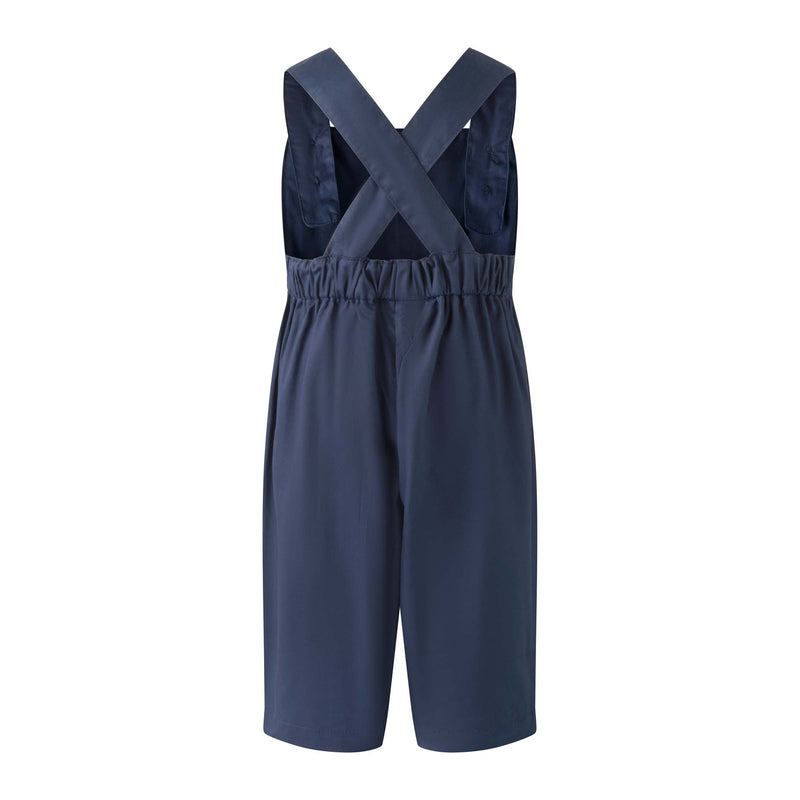 Check Shirt & Dungaree Set