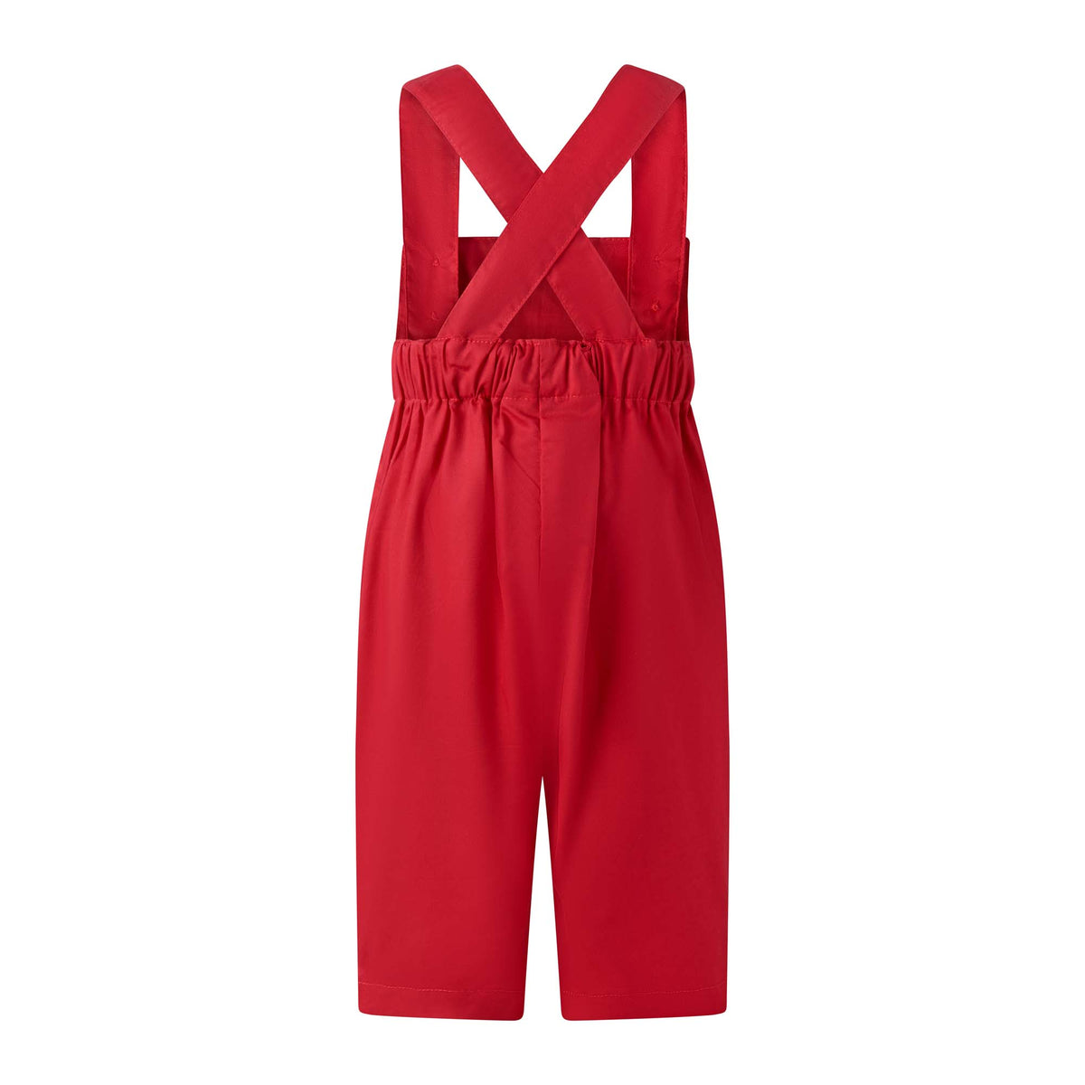 Swiss Dot Shirt & Dungaree Set