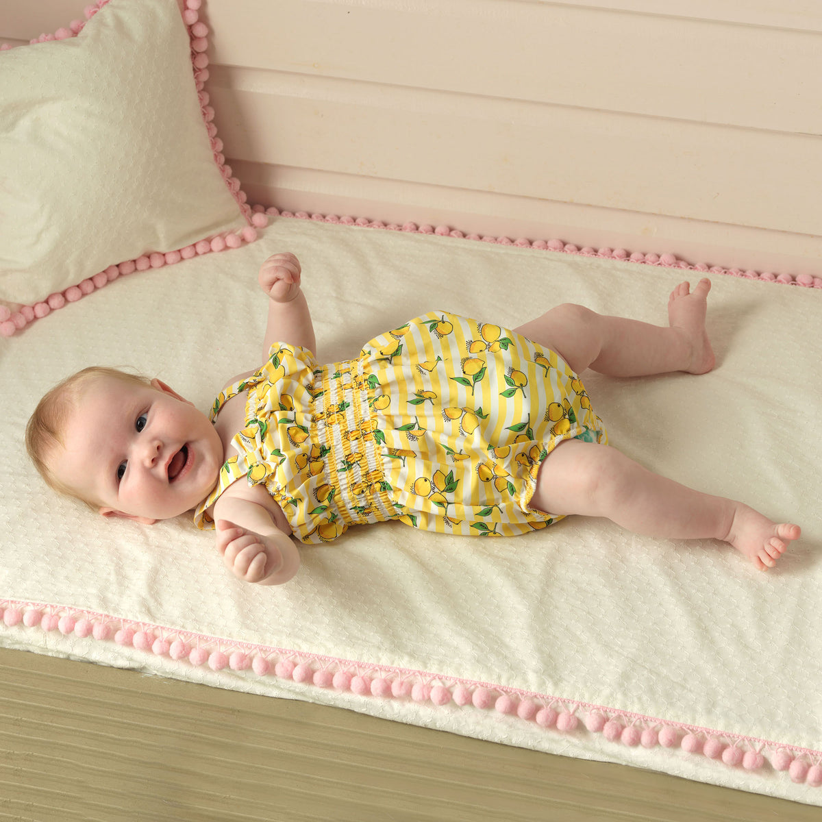 Lemon Stripe Swim Bubble