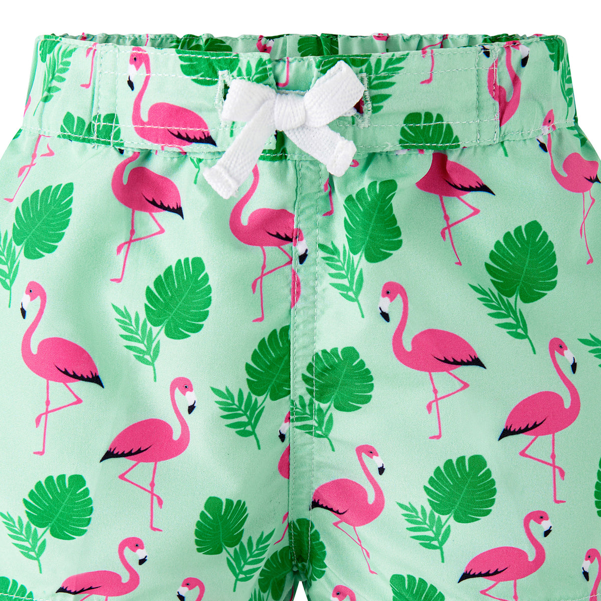 Green Flamingo Swimshorts