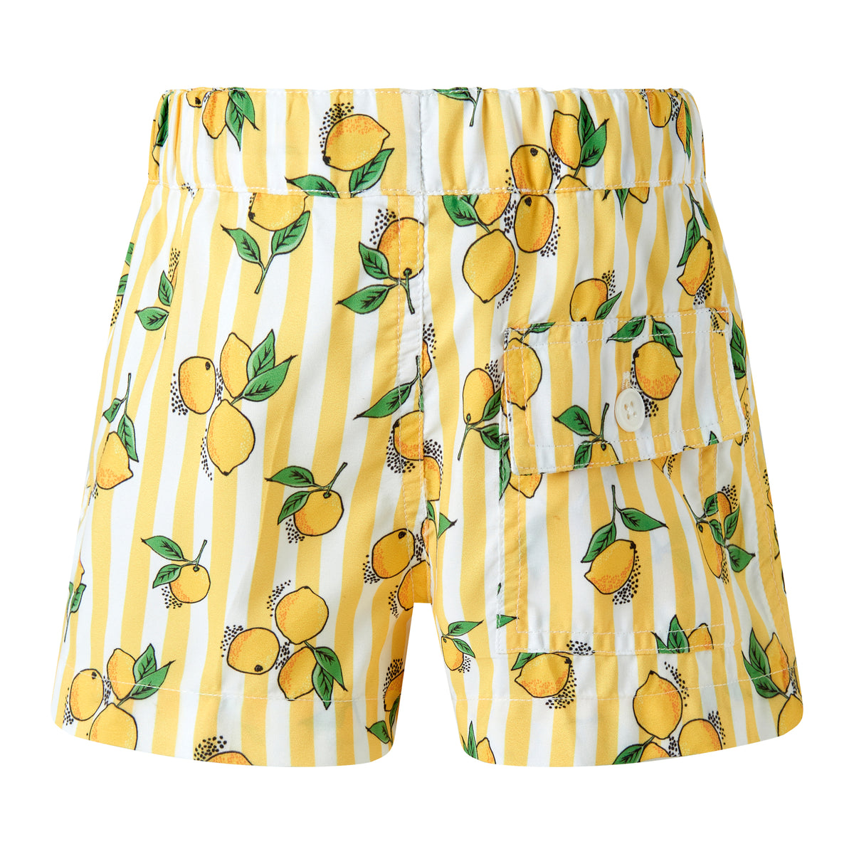Lemon Stripe Swimshorts