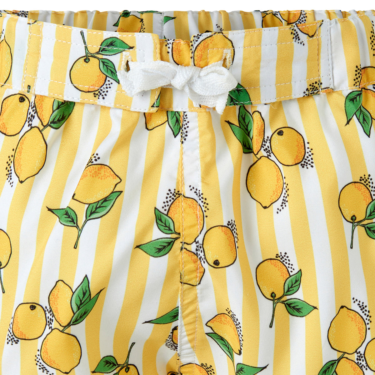 Lemon Stripe Swimshorts