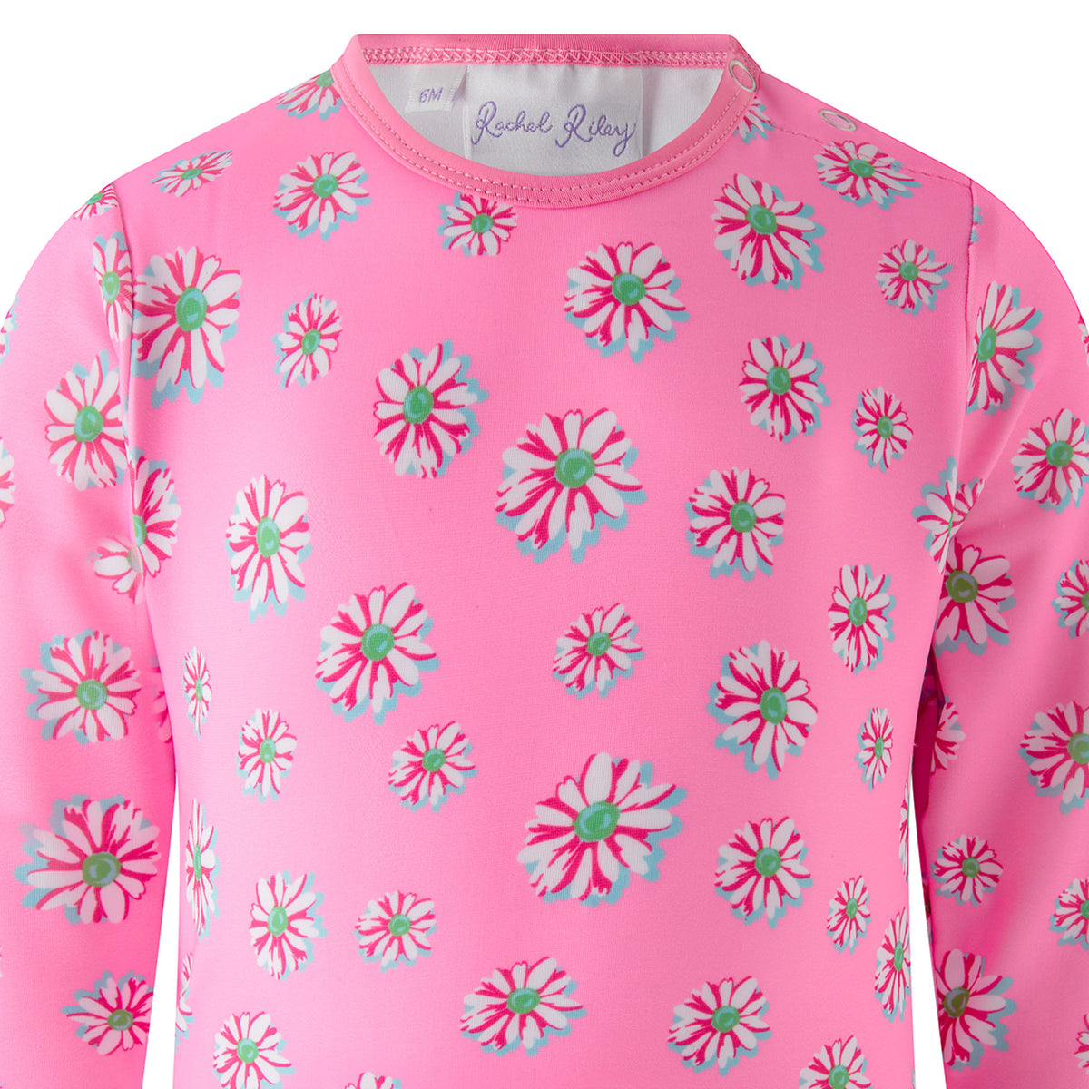 Pink Daisy Frill Rashguard