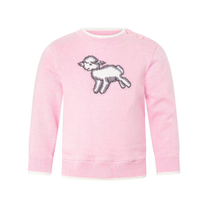 Pink Gingham Lamb Gift Set