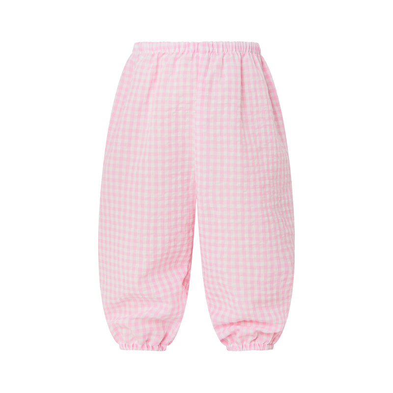 Pink Gingham Lamb Gift Set