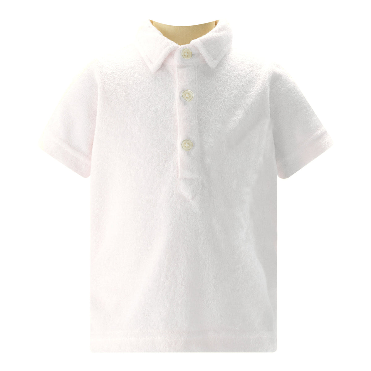 White Terry Polo
