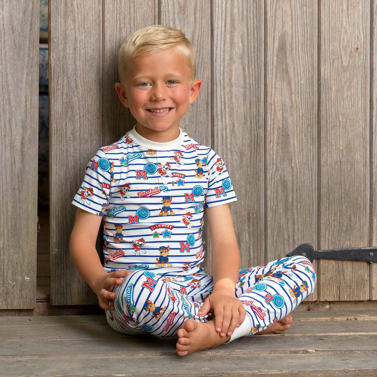 Paw Patrol Stripe Jersey Pyjamas