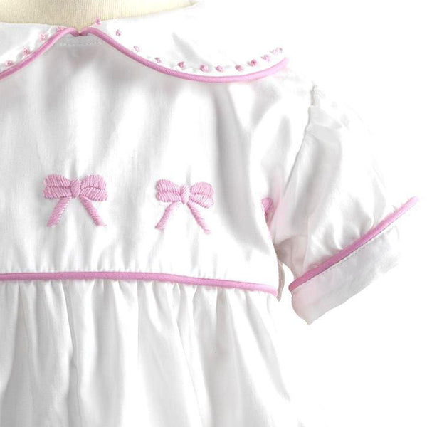 Bow Embroidered Babysuit