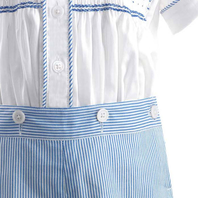 Striped Smocked Set