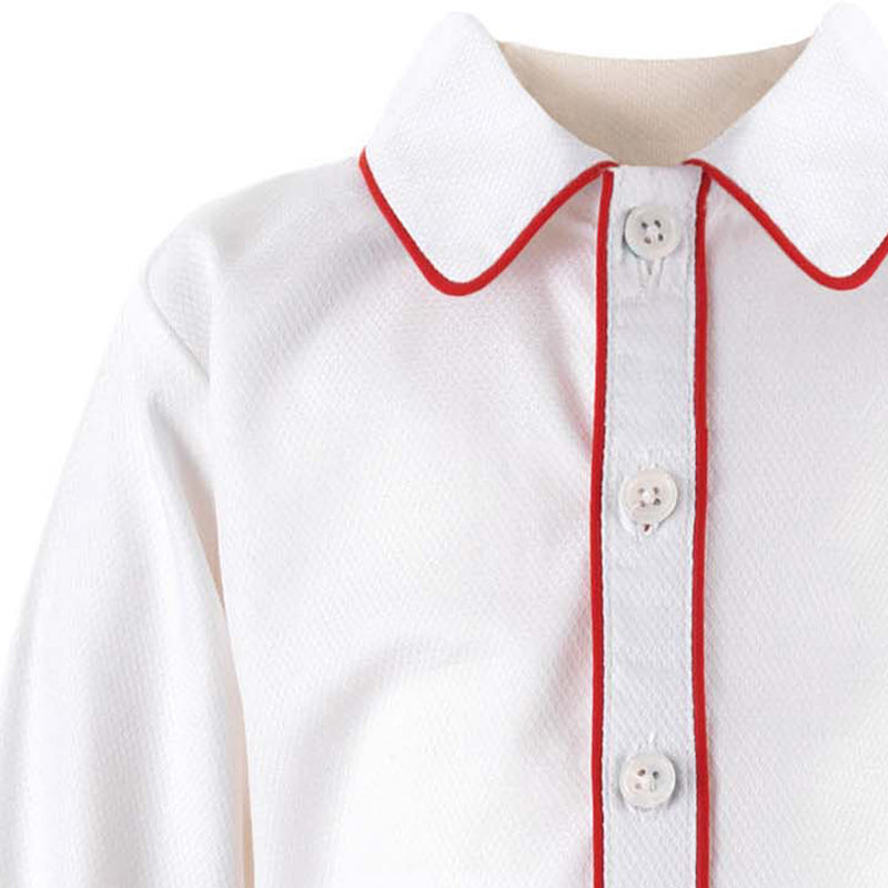 Red Cord Short & Shirt Set