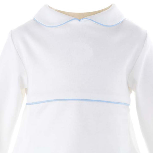 Classic Blue Trim Babygro