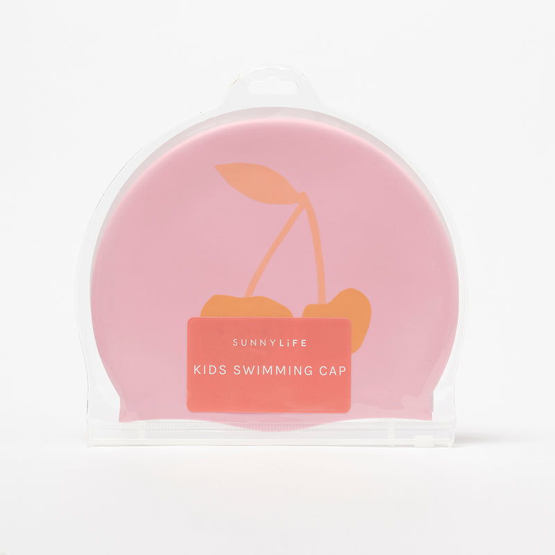 Cotton Candy Cherry Swimming Cap