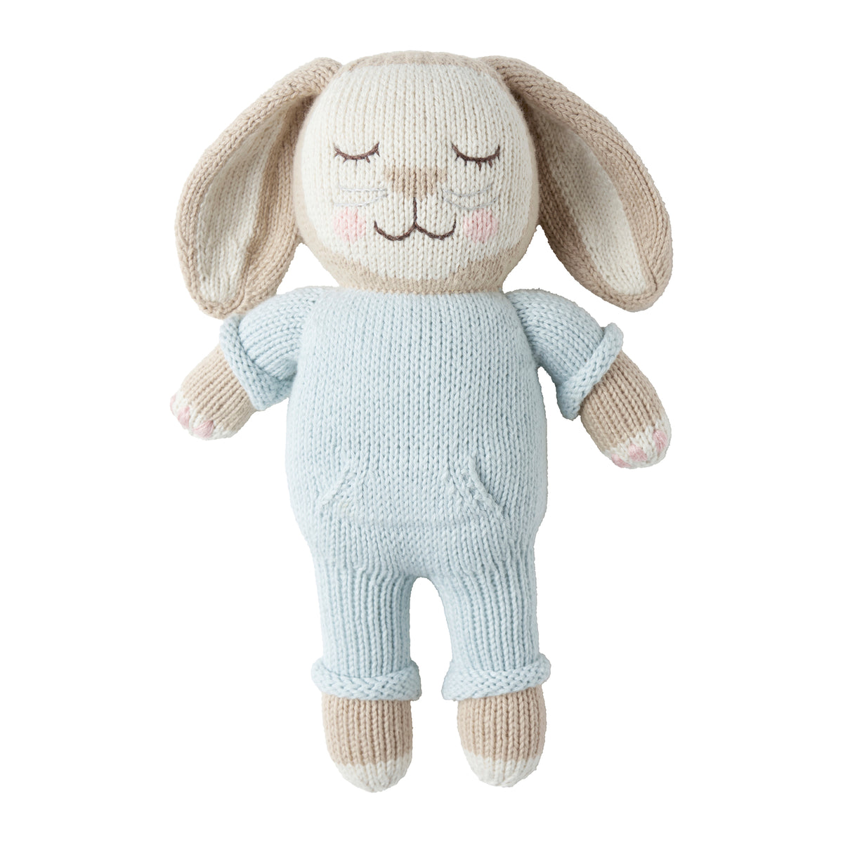 Blue Crochet Bunny Large