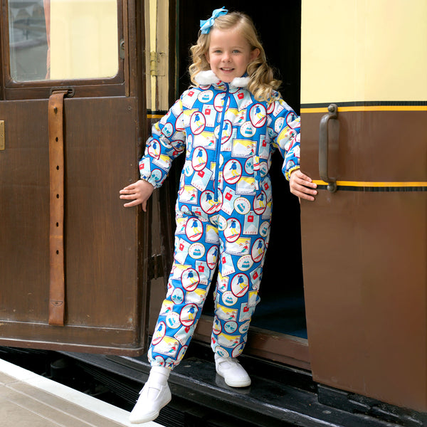 Ski Travel Printed Snowsuit