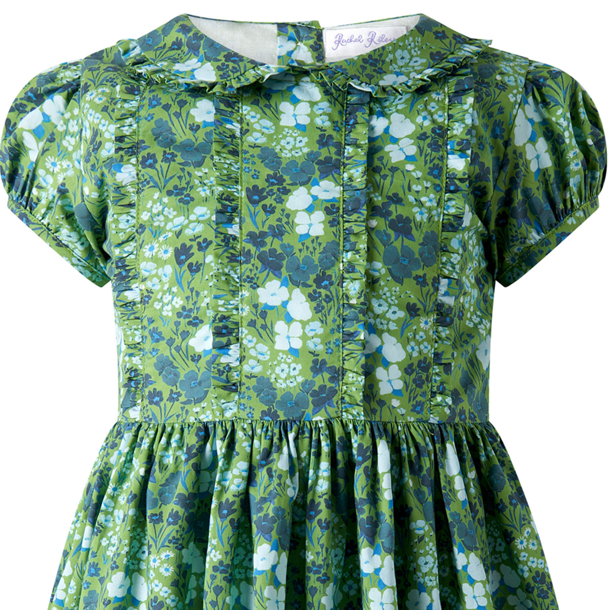 Garden Floral Frill Front Dress