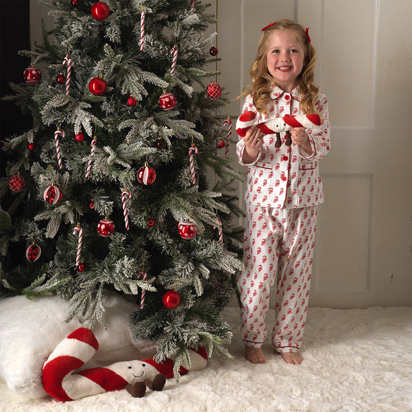 Candy Cane Jersey Pyjamas