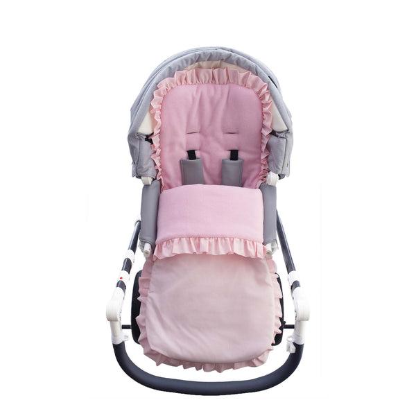 Pink Frou Frou Frill Footmuff