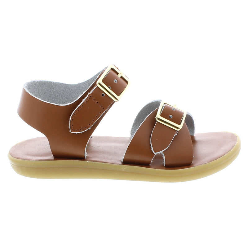 Boys Double Strap Sandals - Tan