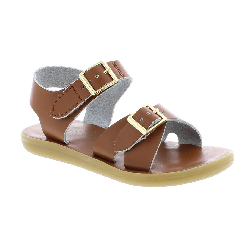 Boys Double Strap Sandals - Tan