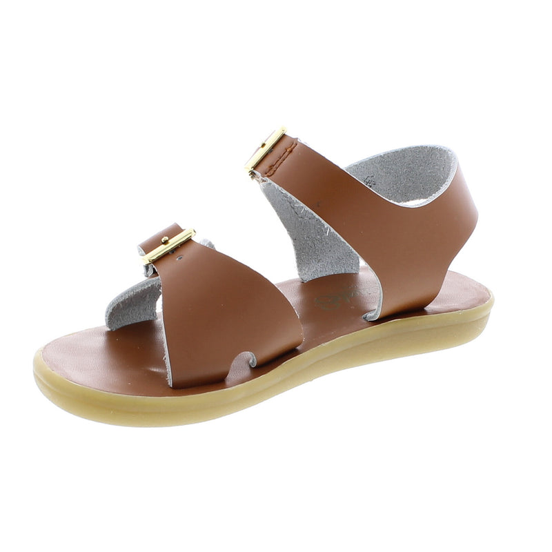 Boys Double Strap Sandals - Tan