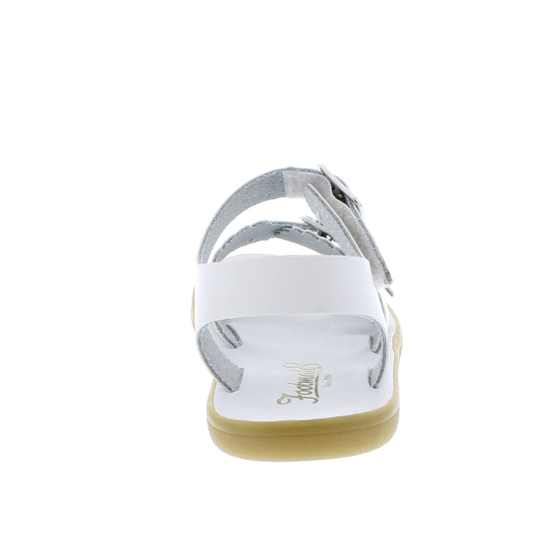 Girls Double Strap Sandals - White