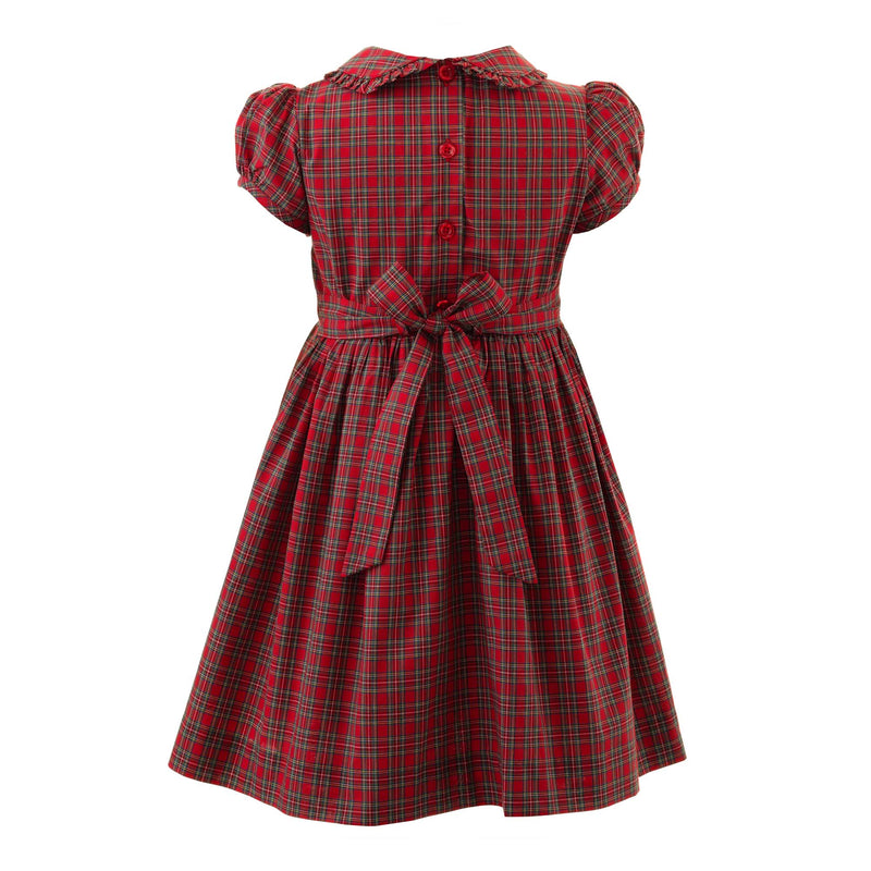 Tartan Frill Front Dress