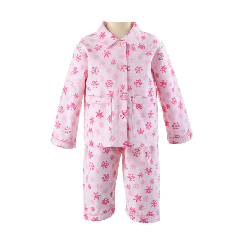 Snowflake Brushed Cotton Pyjamas