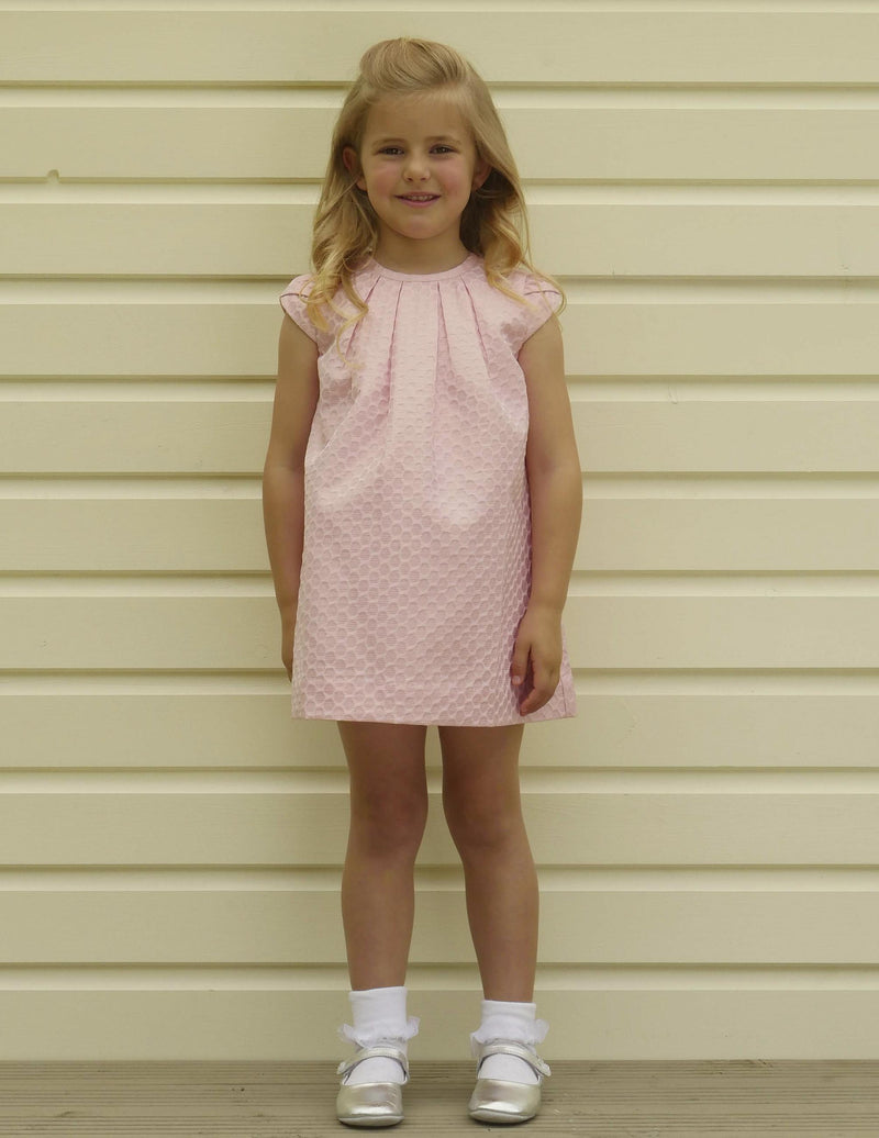 Shimmer Damask Shift Dress