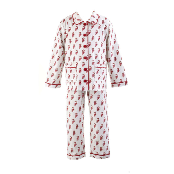 Candy Cane Jersey Pyjamas