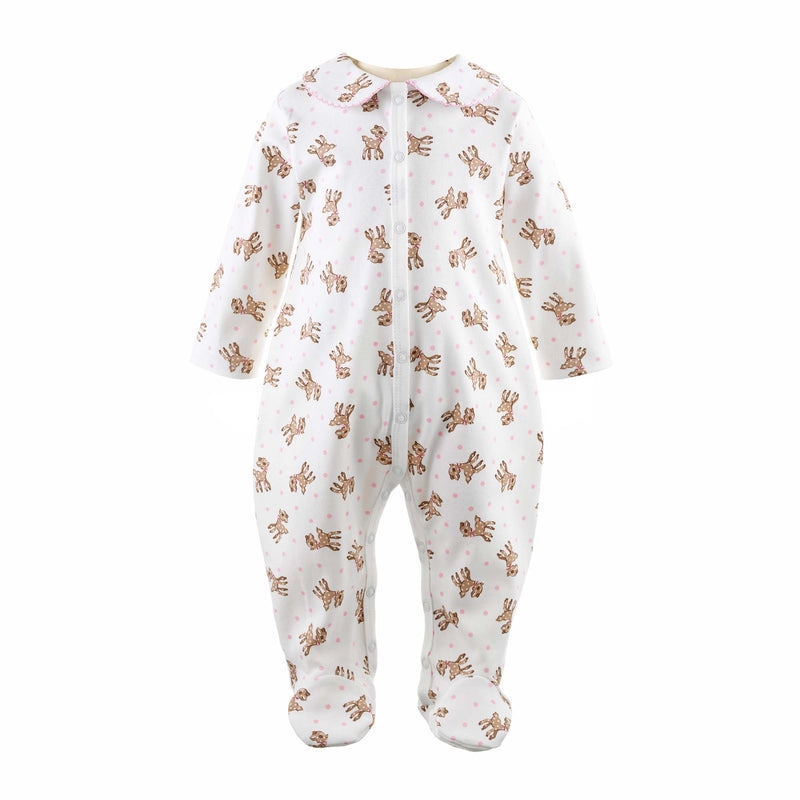 Pink Fawn Babygro