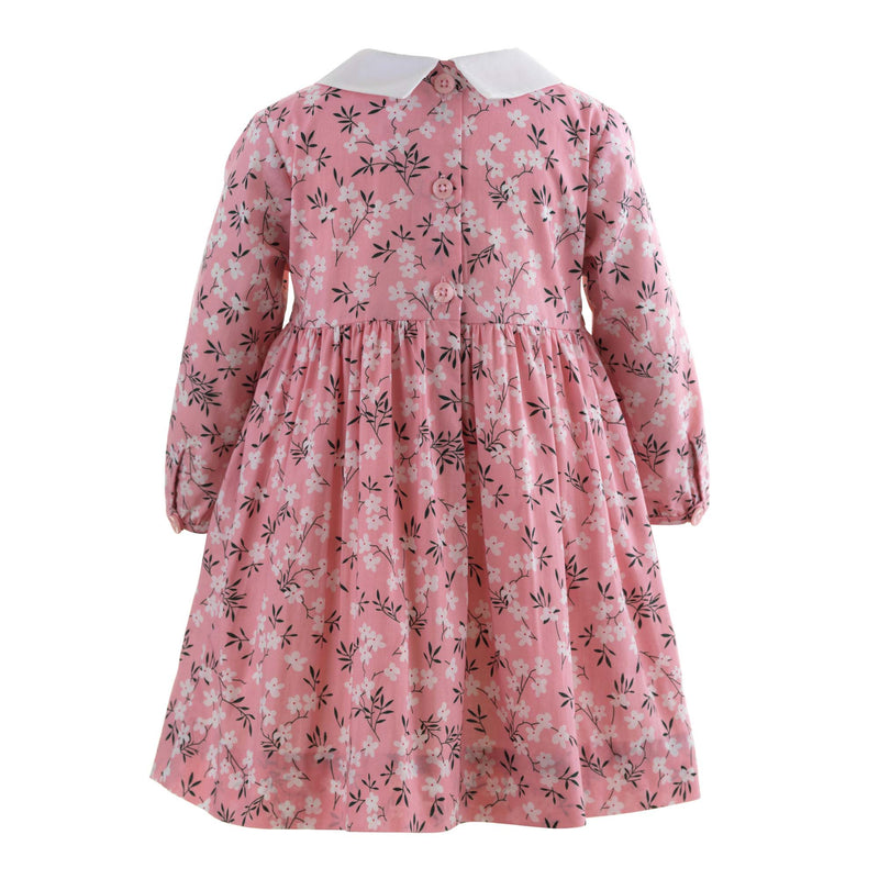 Pink Blossom Smocked Dress & Bloomers